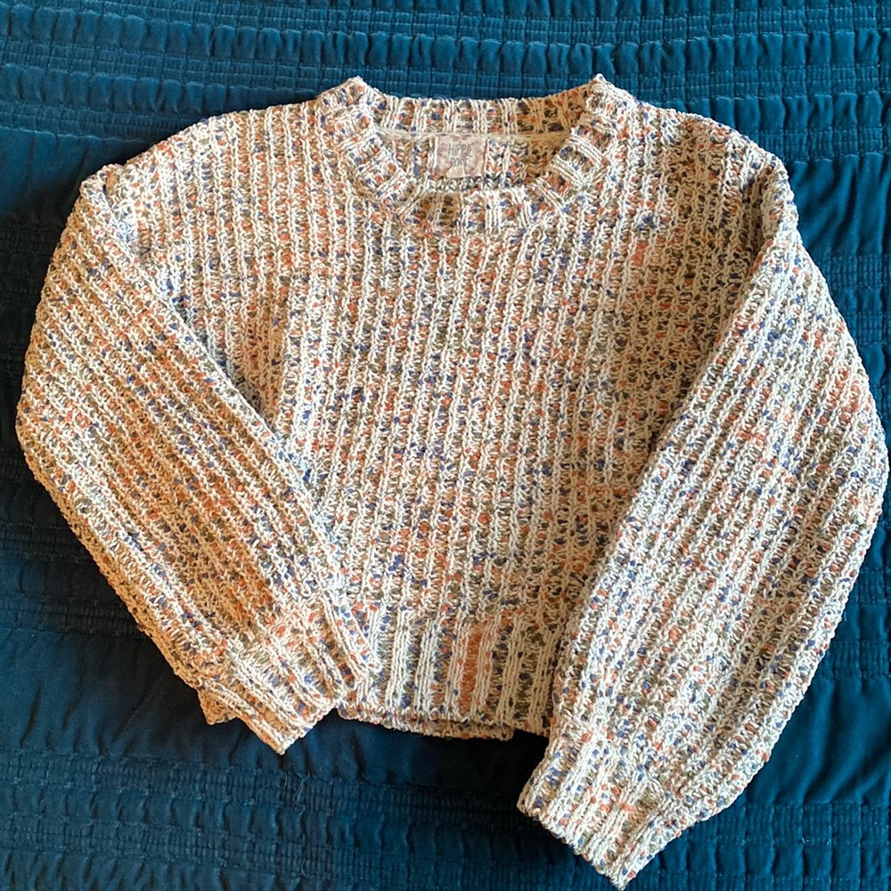 Cropped Chunky Sweater